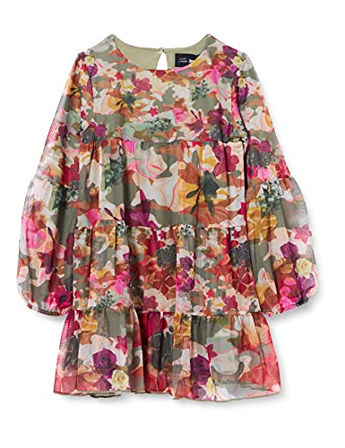 Desigual Sukienka dziewczęca Vest_neus Casual, zielony, 5-6 Lata