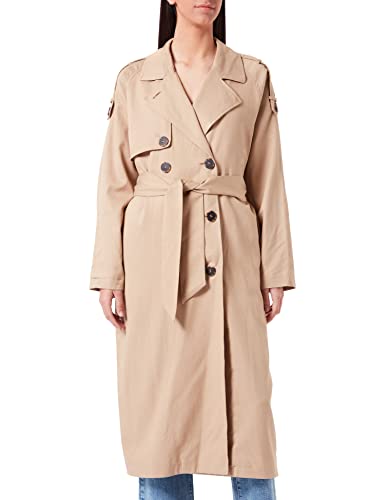 SELECTED FEMME Damski płaszcz SLFNEW BREN LS Trench Coat B NOOS Trenchcoat, Cornstalk, 36 (DE)