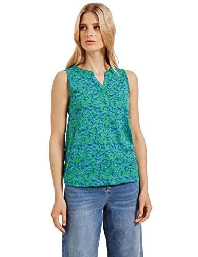 Cecil Letni top z nadrukiem, zielony (Fresh Green), S