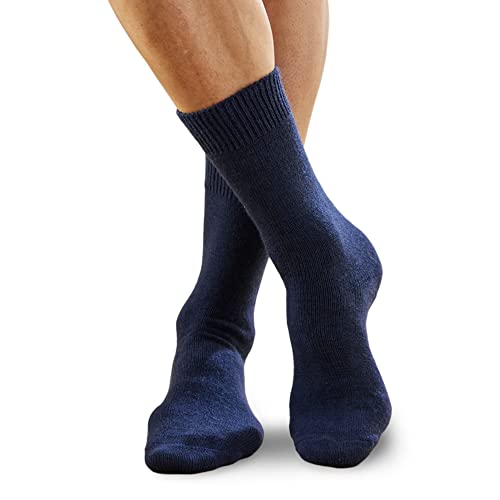 Damart zestaw 3 par skarpet jednokolorowych Thermolactyl, wielokolorowe czarne, normalne męskie