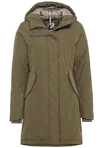 camel active Damski płaszcz funkcyjny teXXXactive® z poliestru pochodzącego z recyklingu, granatowy, 40
