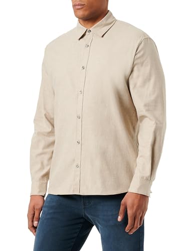 s.Oliver koszula męska, Regular Fit Brown, XXL, brązowy, XXL