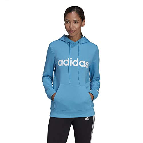 adidas Essentials damska bluza z kapturem, Apskru/White, S