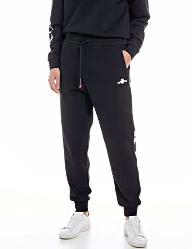 Replay Damskie spodnie do biegania ze ściągaczem, 098 BLACK, M