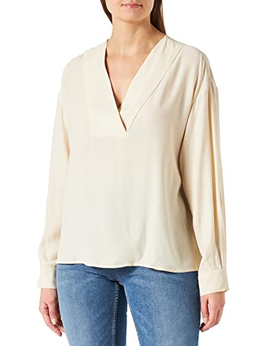 Sisley Damska bluza 56ICLQ02O Blouse, off White 0L8, XS