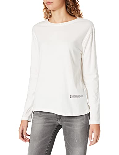 NA-KD Koszulka damska z nadrukiem dobrej woli, Off-White, XXL