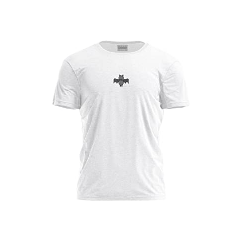 Bona Basics, Druk cyfrowy, męska koszulka podstawowa,%100 bawełna, biała, na co dzień, męskie topy, rozmiar: XL, biały, XL