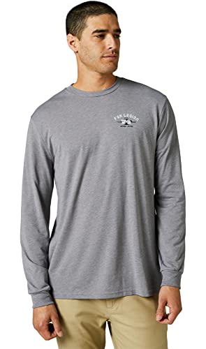 Fox At Bay Ls Tech Tee Heather Graphithe