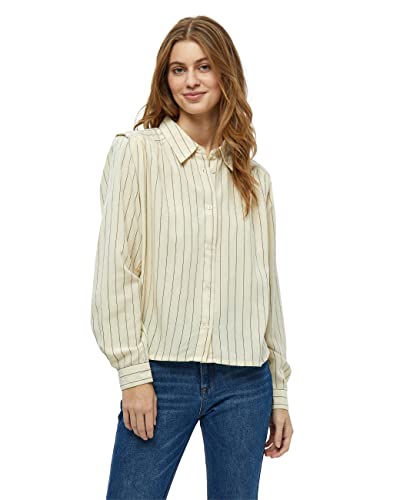 Peppercorn Damska koszulka Heddie, ciepły piasek w paski, XL, Pasek z ciepłego piasku, XL