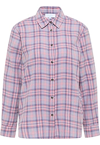 Boline Damska koszula bawełniana 80632447, czarna wełna biała, XL, czarny wełniany biały, XL