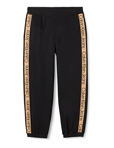 Calvin Klein Damskie spodnie do biegania z logo plus spodnie dresowe, Ck Black, 3XL, Ck czarny, 3XL