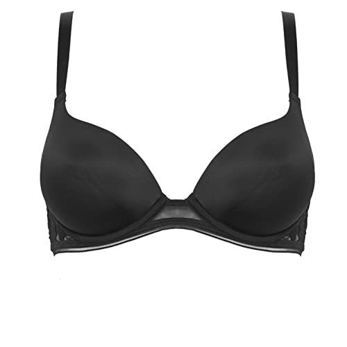 Maison Lejaby - szwajcarski biustonosz typu push-up Sin damski, czarny, XL