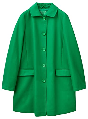 United Colors of Benetton Płaszcz damski 2jzadn01z, Benetton Green 108, 42, Benetton Green 108