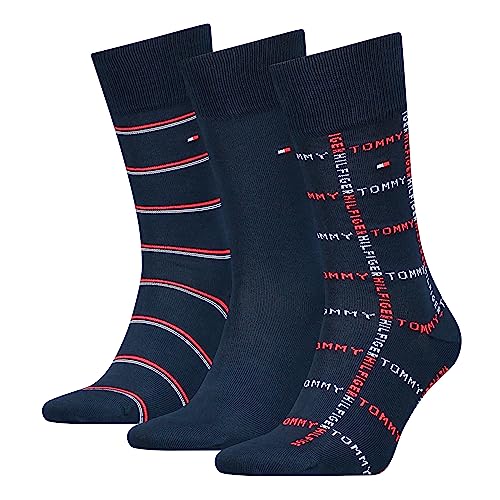 Tommy Hilfiger Męskie skarpety na prezent, grantowy, 43-46 EU