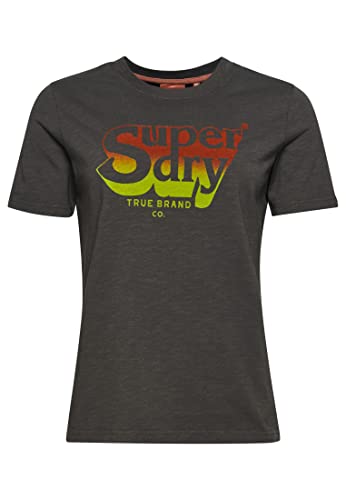Superdry Vintage Shadow tee Koszula damska, Charcoal, 42