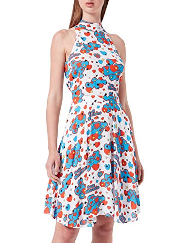 Love Moschino Sukienka damska, Biały, czerwony, niebieski, żółty, czarny, 32