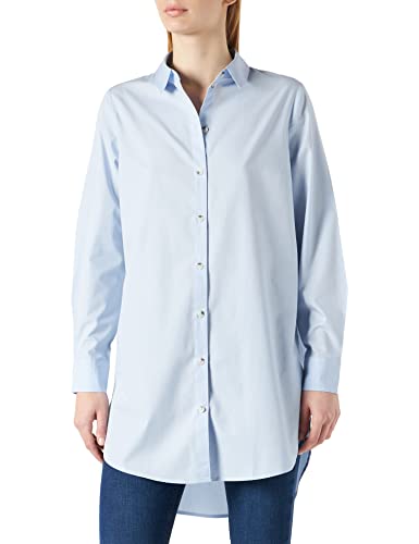 PIECES Damska bluzka Pcnoma Ls Long Shirt Noos Bc, Kentucky Blue, XS