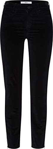 BRAX Spodnie damskie Shakira S Structure Velvet Spodnie, czarne, 42