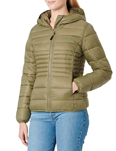FILA Damska kurtka z kapturem SQUILLE Lightweight Jacket, Burnt Olive, XS