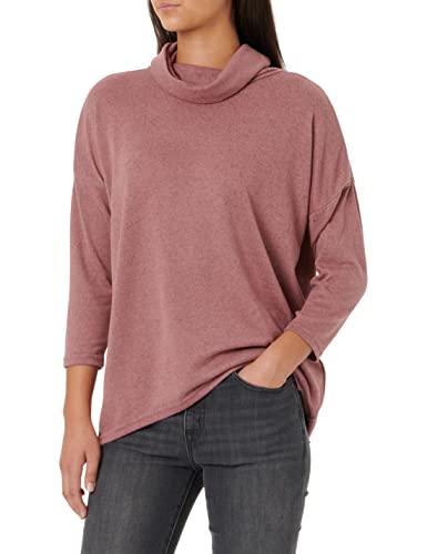 ONLY Damski sweter Onlecos 4/5 SOLID TOP JRS, różowy/szczegóły: melanż, XS, Mesa Rose/Szczegóły: melanż, XS