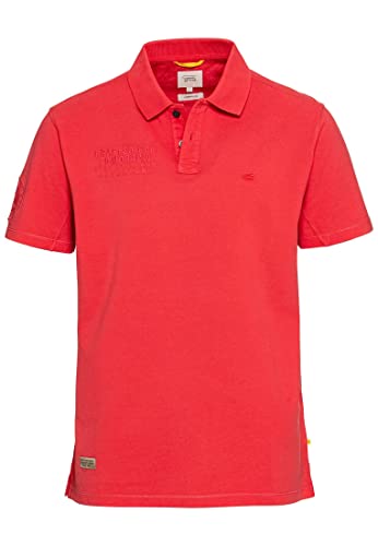 camel active Męski t-shirt 409960/1P28, Berry Red, XXL, czerwony (berry red), XXL