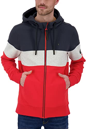 Alife and Kickin KingsleyAK A męska bluza dresowa, kurtka rekreacyjna, bluza z zamkiem błyskawicznym, S-XXXL, granatowa, M, morski