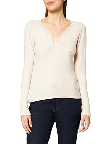 NAF Damska koszulka Lizzy Ml, Beżowy chiński, M