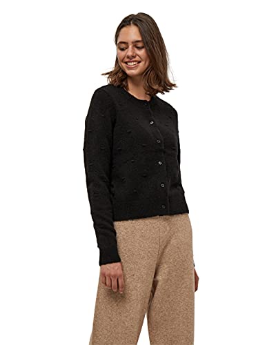 Peppercorn Sweter damski Penelope O-Neck Cardigan, czarny, XL