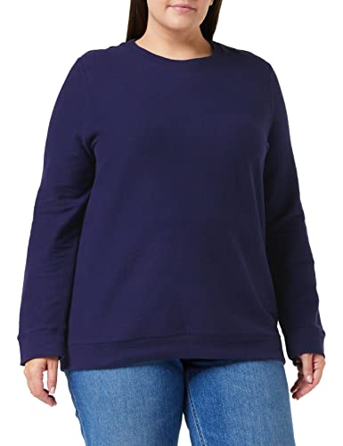 FM London Basic damski sweter | swobodny, super miękki, wygodny krój, Ciemnoniebieski, 38