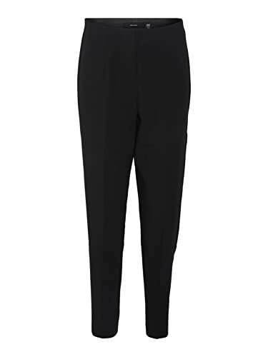 VERO MODA Vmsandy Hr Tapered Pant Petite Noos spodnie damskie, czarny, XS x 28L