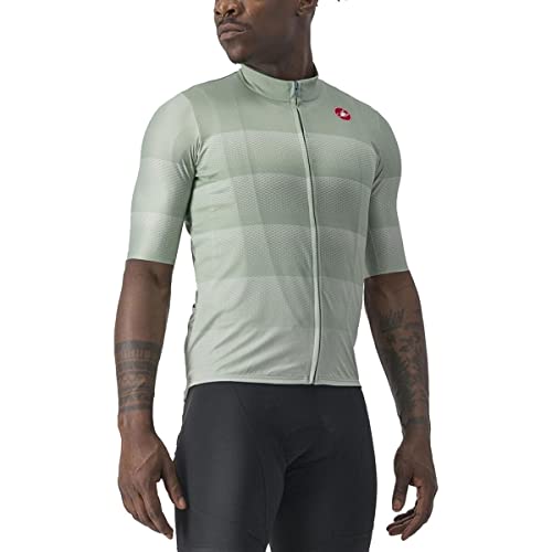 CASTELE Poziomy Jersey Koszulka męska, Defender Green, XL