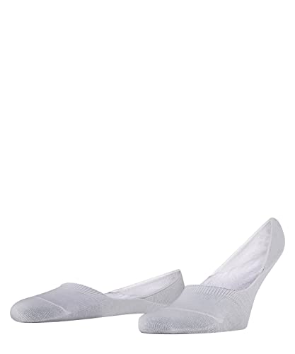 FALKE Mężczyźni Stopki Step Medium Cut Box M IN Zrównoważona Bawełna niewidoczne jednokolorowe 1 Para, Biały (White 2000), 45-46