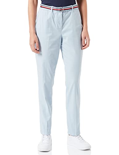 Tommy Hilfiger Damskie spodnie chinosy Hailey Slim Co Tencel, Niebieski bryzowy, 44W