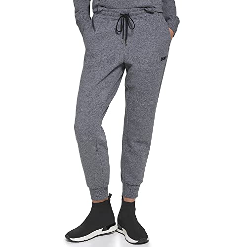 DKNY Damskie spodnie treningowe DP2P3144-b4r, czarne melanżowe, M, czarny nakrapiany, M