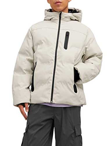 JACK & JONES Męska kurtka pikowana Jcoheat Down, Moonbeam, M