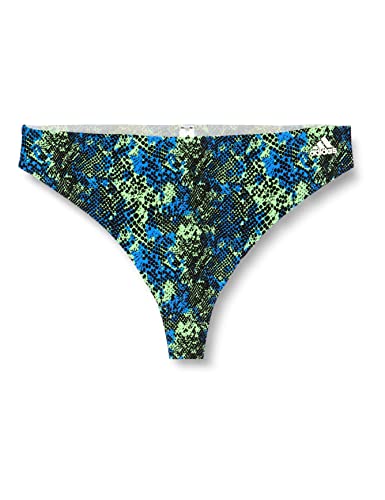 adidas Damskie majtki stringi, Blue&print, XXL