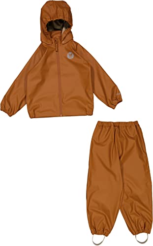 Wheat Charlie Rain Pants zestaw przeciwdeszczowy dla dzieci, uniseks, glina, 4 lata