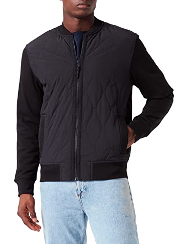 BOSS Męska kurtka Zebomber Jersey_Jacket_L, czarny, 3XL