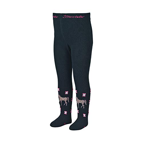 Sterntaler Strumpfhose Pferd Rajstopy Bimba, Niebieski (Marine 300), 74 (Taglia produttore:74)