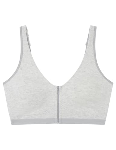 Women'secret Fantastic Biustonosz pooperacyjny Halter Bawełna Szary, Średni szary, 85C