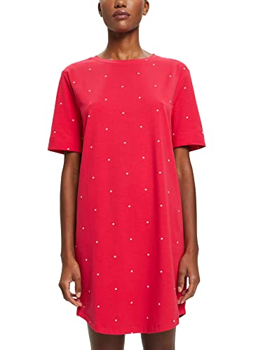 ESPRIT Bodywear damska koszulka nocna z nadrukiem S-SLV Sezon S-SLV, różowa fuksja, 38, różowy (Pink FUCHSIA), 38