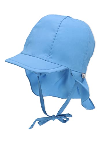Sterntaler Casquette avec Protã£â¨ge-nuque Czapka z daszkiem Dzieci, Niebieski (Samtblau 399), 49