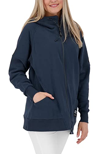 Alife and Kickin damska bluza z kapturem MariaAK, granatowa, S