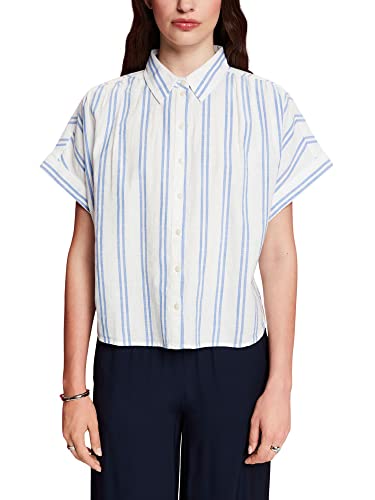 edc by ESPRIT Bluzka damska 053CC1F308, 111/OFF White 2, XXS, 111/Off White 2, XXS