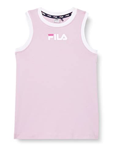 FILA Dziewczęca sukienka tank sukienka dziecięca, Fair Orchid, 122/128 cm