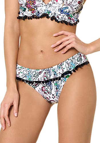 goldenpoint Bikini damski kostium kąpielowy, średniej wysokości, slipy Island Resort, wielokolorowa, S