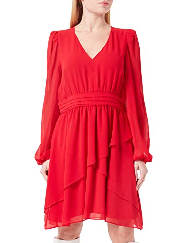Naf Naf Katy R1 Sukienka na co dzień, Rouge ICONIQUE, 44 Damski, Rouge Iconique, 38