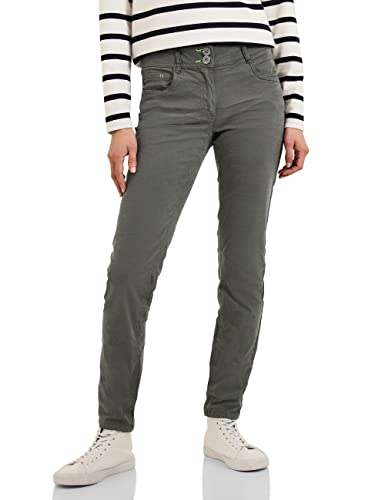 Cecil Damskie spodnie materiałowe Slim, Easy khaki, 27W / 32L