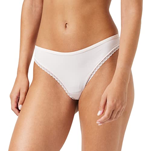 Tommy Hilfiger Majtki stringi damskie (3 sztuki), kość słoniowa/zrównoważony beżowy/bladoróżowy, XS