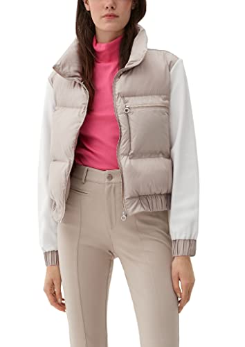 s.Oliver Steppjacke damska kurtka pikowana, szary, 70